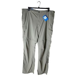 Columbia Ridge Cargo Pants Omni-Shade Mens Size 44X36 Convertible Hybrid Fishing